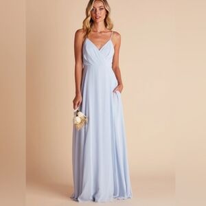 NWT BIRDY GREY Kaia Dress Chiffon Dusty Lilac, size M